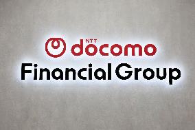 NTT DOCOMO Financial Group Sign and Logo
